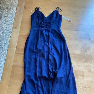 David’s bridal size 10 marine bridesmaid dress